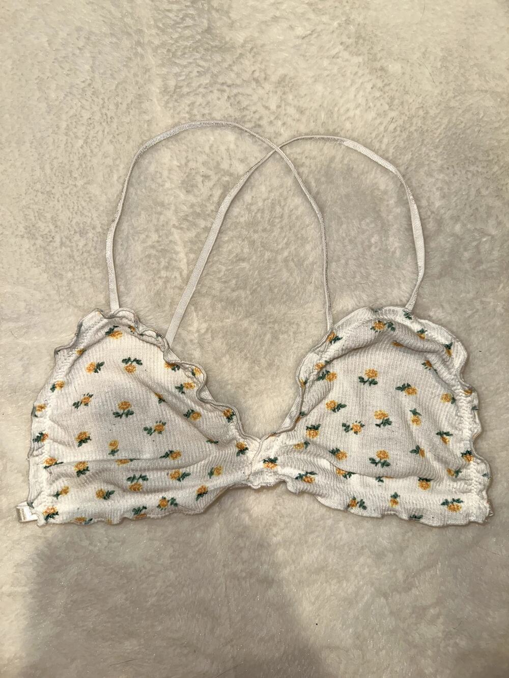 floral shein bra